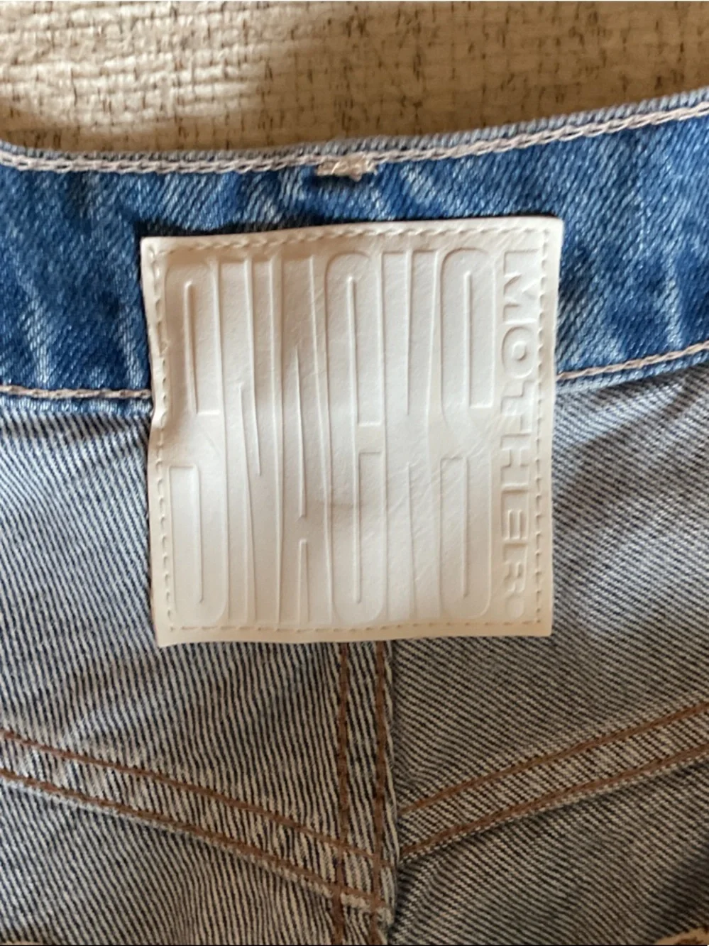 MOTHER  Snacks The Main Course Short Fray Chew Toy 30 NWT Style 4333-1321 - Picture 7 of 13